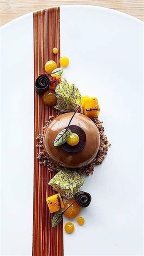 Chocolate Mousse Plated Dessert