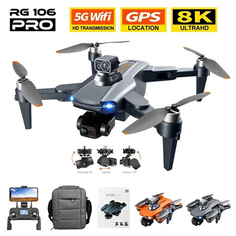 Drone Professionnel Rg Pro K G Gps Wifi Cam Ra Hd Pour Touristes