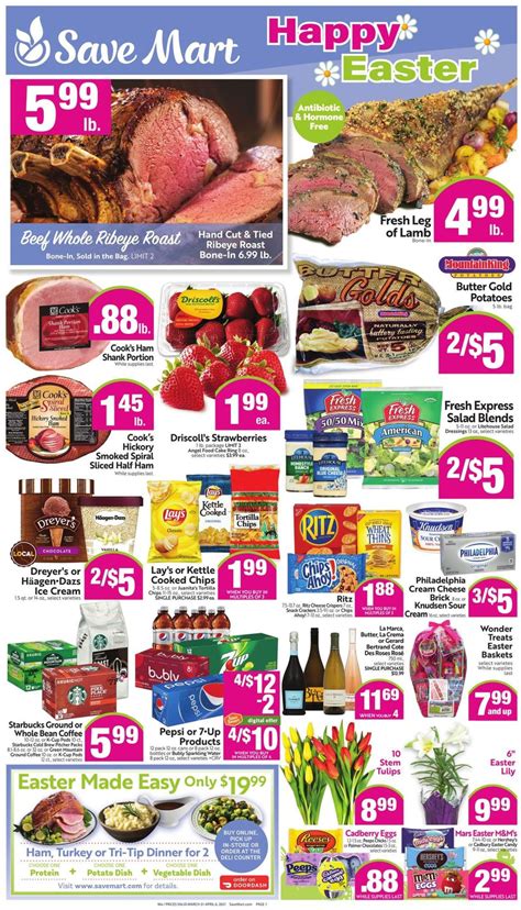 Save Mart Easter 2021 Ad Ad Circular 03 31 04 06 2021 Rabato