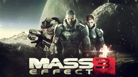 Wallpaper Mass Effect 3 Commander Shepard Male Female Game