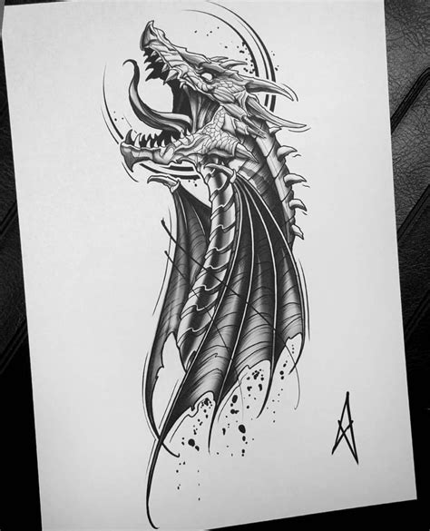 Pin By Lucas Cantalice On Tattoo Dragon Head Tattoo Tattoo Design