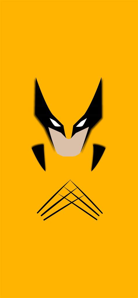 Download Wolverine Minimalist Marvel Iphone X Wallpaper