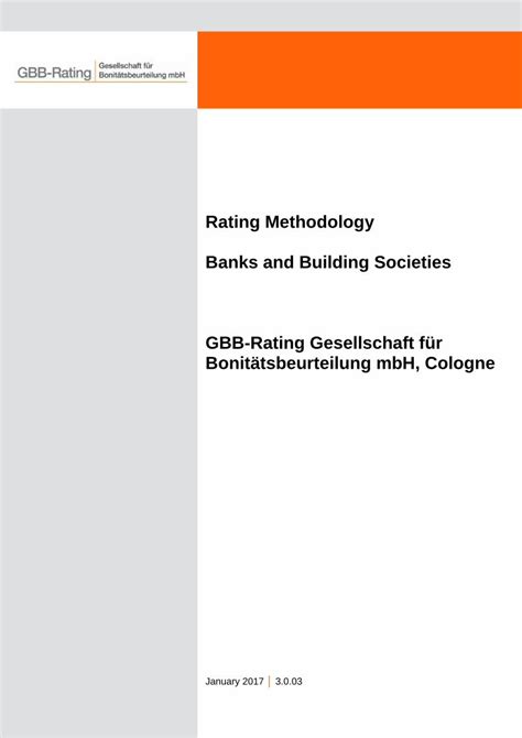 PDF Rating Methodology Banks And Building Societies GBB Rating