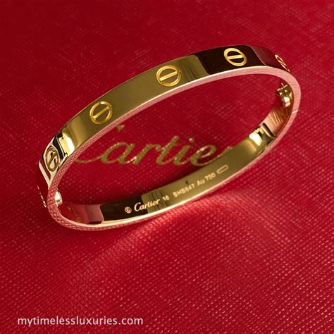 Cartier Love Bracelet 18k Yellow Gold 16 Timeless Luxuries