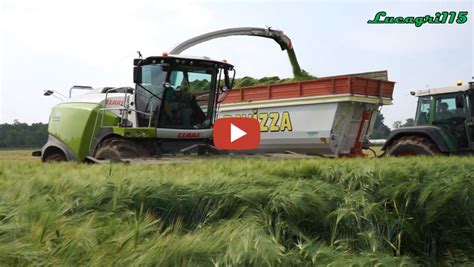 Italien 2020gps Ernte Mit Einem Neuen Claas Jaguar 980 Und