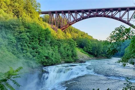 Upper Falls Overlook Letchworth Gorge Trail To Get There Ways To