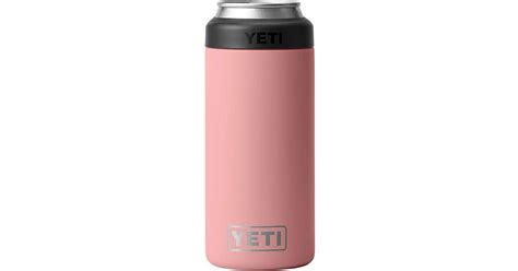 Yeti Sandstone Pink Rambler 12oz Colster Slim Can Insulator • Price