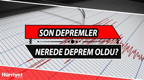 Malatya Da Son Dakika Deprem Mi Oldu En Son Nerede Deprem Oldu