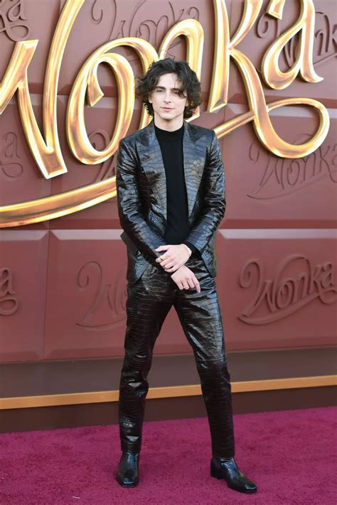 Timothée Chalamet Keeps Up His Hot Streak of Style at the Wonka