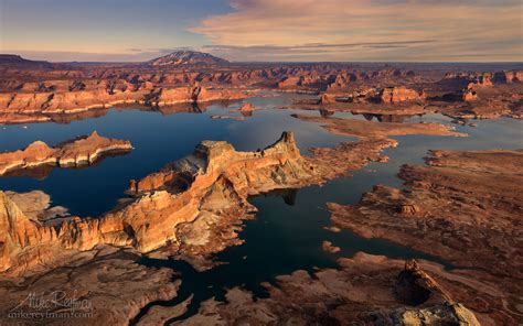 Lake Powell, Glen Canyon NRA, Utah/Arizona, USA. Aerial. 032-LP3 ...