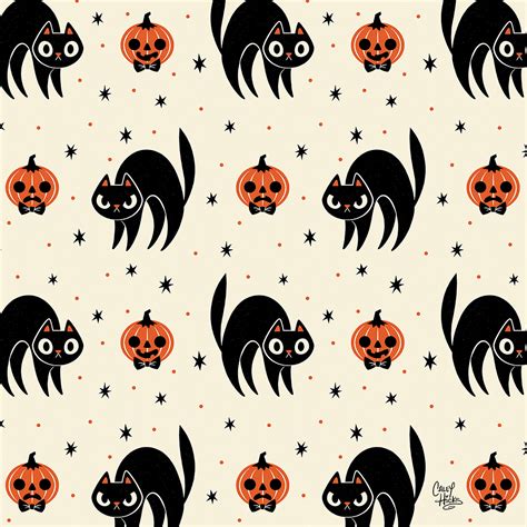 Cute Cat Halloween Wallpapers Wallpaper Cave