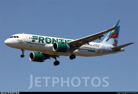 N Fr Airbus A N Frontier Airlines Len Schwartz Jetphotos