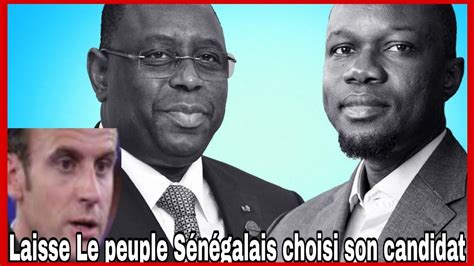 Derni Re Minute Mauvaise Nouvelle Pour Macky Sall France Trahir