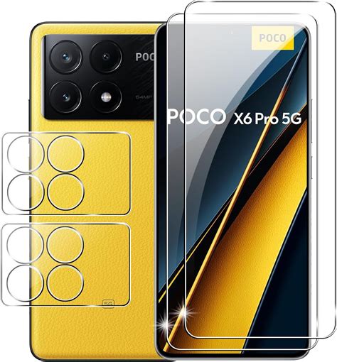 Suttkue Protector De Visualizaci N Para Xiaomi Poco X Pro G Con