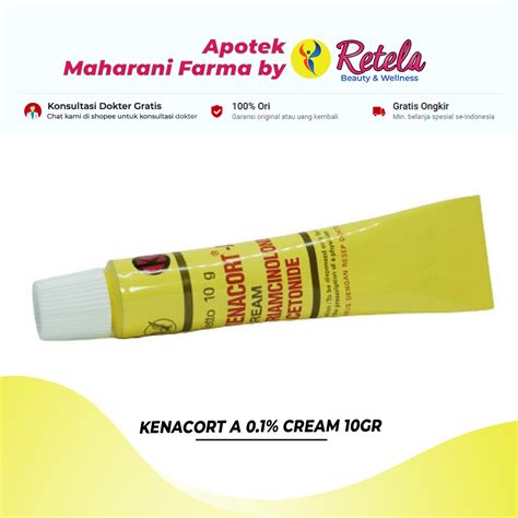 Jual Kenacort A Cream Gr Obat Oles Peradangan Gatal