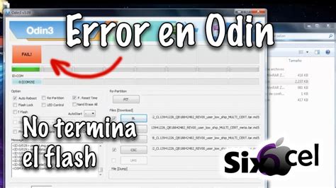 Fail En Odin Error Comun Youtube