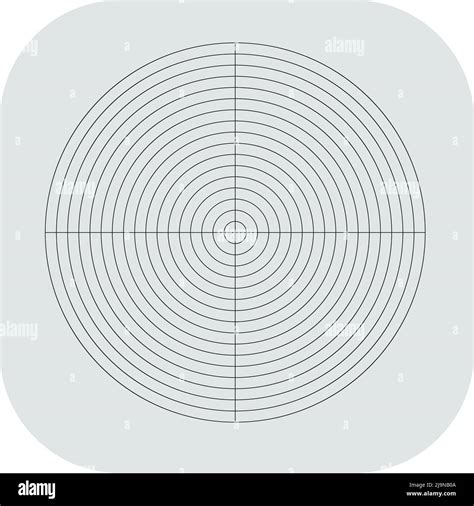 Polar rejilla circular malla Gráfico circular elemento de gráfico