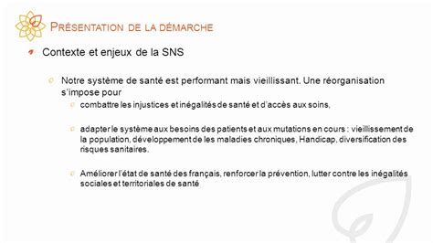 Stratégie Nationale De Santé Refonder Notre Système De Santé Ppt