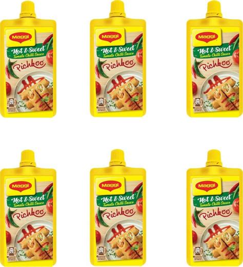 Maggi Tomato Chilli Sauce Hot And Sweet Pichkoo 540g Pack Of 6 90g X 6 Ketchup Price In