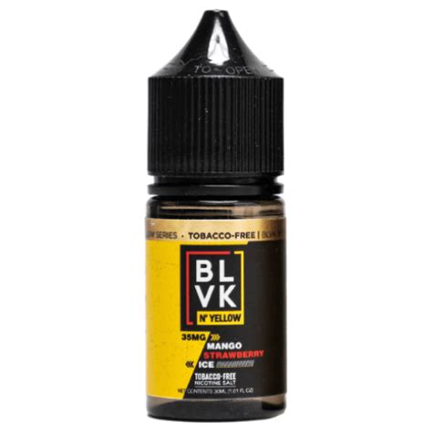 Blvk Yellow Mango Strawberry Ice Salt Ex Tica Fusi N Helada