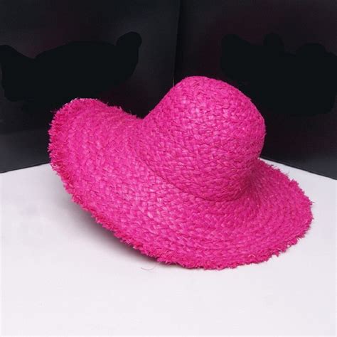 Sombrero de rafia plegable Natural para mujer y niño sombrero de paja