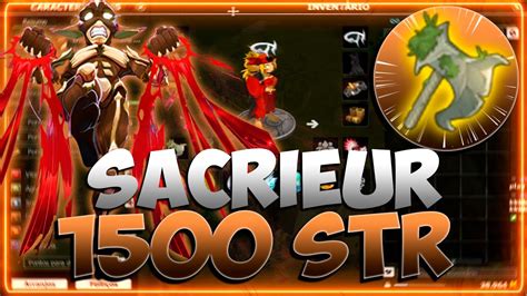 DOFUS PVP 3X3 SACRIEUR 1500 STR META E TINHA NOS DOIS TIMES