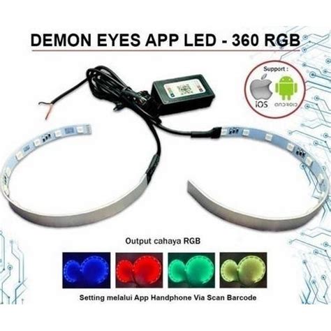 Jual New Demon Eye Rgb Matrix Flowing App Devil Eyes Lampu Led