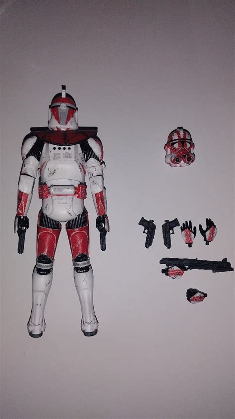 Star Wars Commander Ganch Inch Bandai Custom Clone Trooper Clone Wars