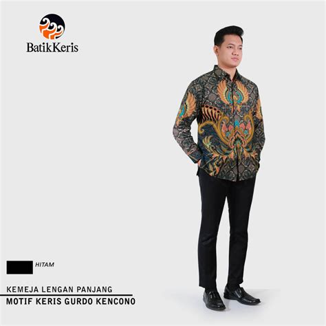 Jual Batik Keris Kemeja Reguler Fit Lengan Panjang Keris Gurdo Kencono