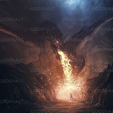 Dragon Breathing Fire - GoodSalt