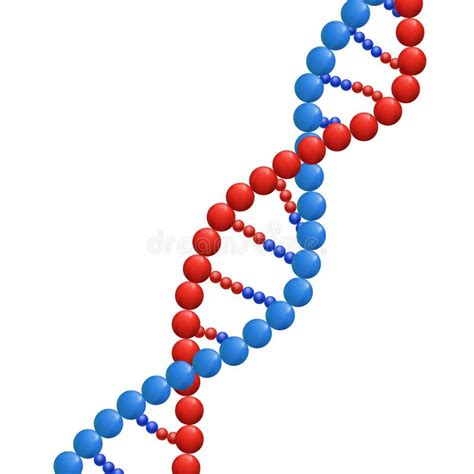 S Mbolo Abstracto Del Filamento De La DNA Aislado En El Fondo Blanco