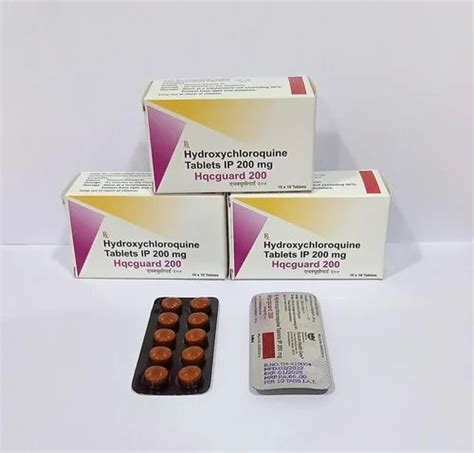 Hydroxychloroquine 200MG HQCGUARD 200 MG TABLET At Rs 200 Stripe In