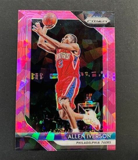 Panini Prizm Allen Iverson Philadelphia Ers Pink