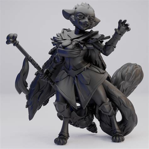 Hot Goblin タバクシー聖職者 ミニチュア ホットゴブリン 猫人クレリック