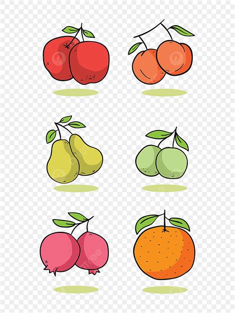 Hand Drawn Fruit Vector Hd PNG Images Cartoon Hand Drawn Fruit