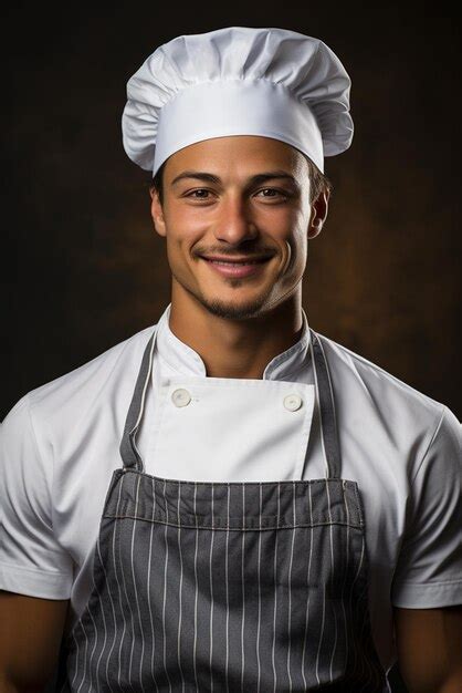 Premium Photo Portrait Of Chef Smiling