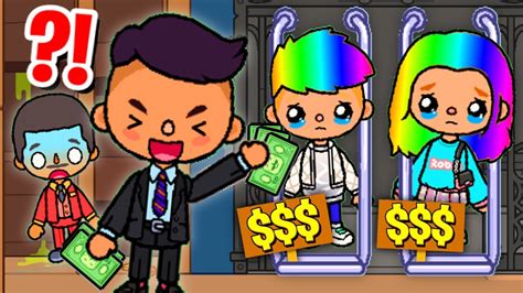 BÖSER MANN VERKAUFT REGENBOGEN HAARE in TOCA BOCA Toca Life World