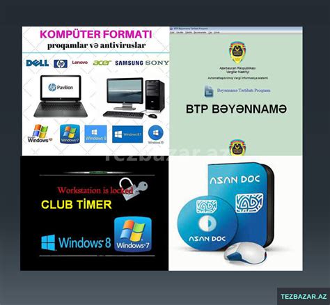 kompüter Formatı club timer, Btp, Asandoc yazılması - TEZBAZAR.AZ