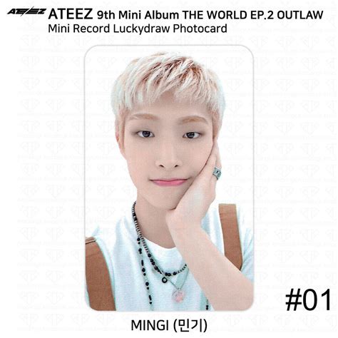 Ateez Th Mini Album The World Ep Outlaw Lucky Draw Photocard