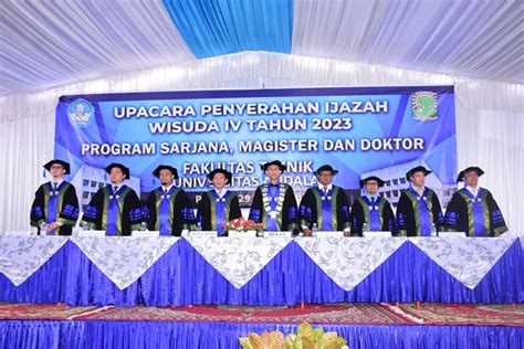 Upacara Penyerahan Ijazah Periode Iv Ft Unand Luluskan Wisudawan