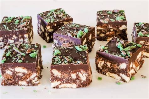 Choc Mint Hedgehog Slice Recipe