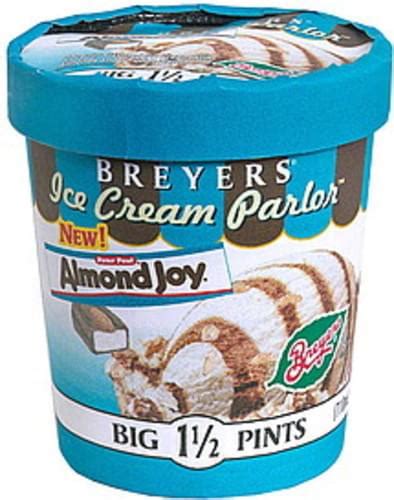 Breyers Almond Joy Ice Cream - 1.5 pt, Nutrition Information | Innit