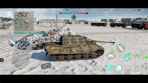 War Thunder Mobile JagdTiger gameplay Вар Тандер мобайл ЯгдТигр