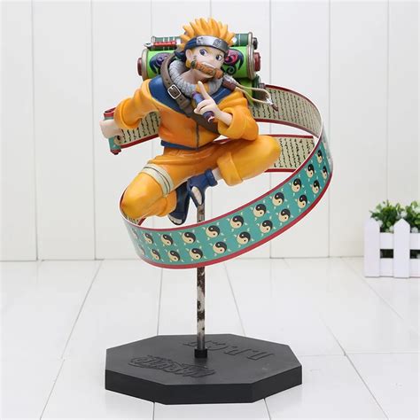 23cm Anime Reel Uzumaki Naruto Pvc Figure Toy Collection Model Toy Doll