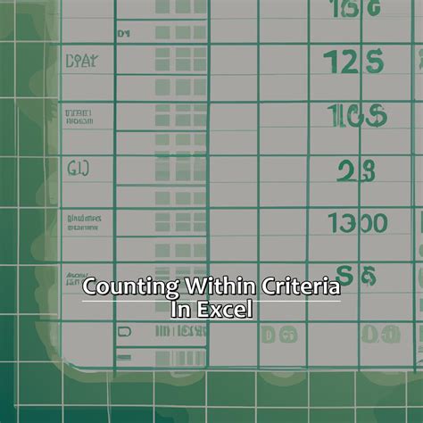 Counting Within Criteria In Excel Manycoders