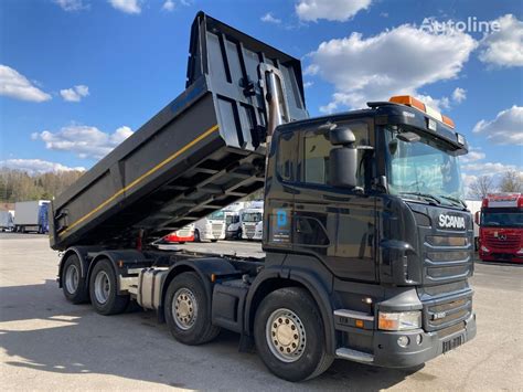 Savivartis Sunkvežimio Scania R480 8x4 Euro 5 Tipper Retarder