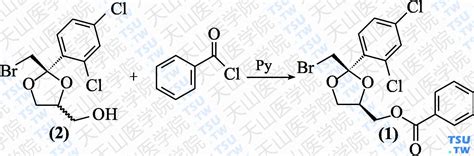 顺式 2 （溴甲基） 2 （2，4 二氯苯基） 1，3 二氧环戊 4 基 甲基苯甲酸酯的性状、用途及合成方法 天山医学院