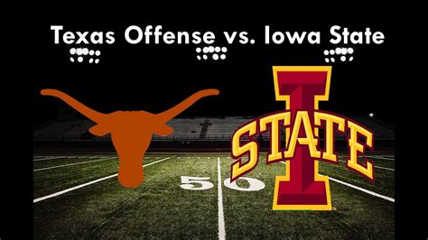 Texas Offense Vs Iowa State 2016 Youtube