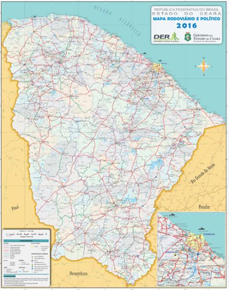 DER LANÇA NOVO MAPA RODOVIÁRIO 2016 O mapa está no site do DER