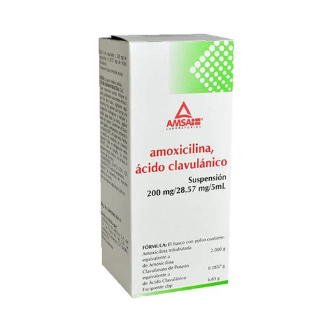 Amoxicilina Ácido Clavulánico Suspensión 50 ml Farmacias Gi